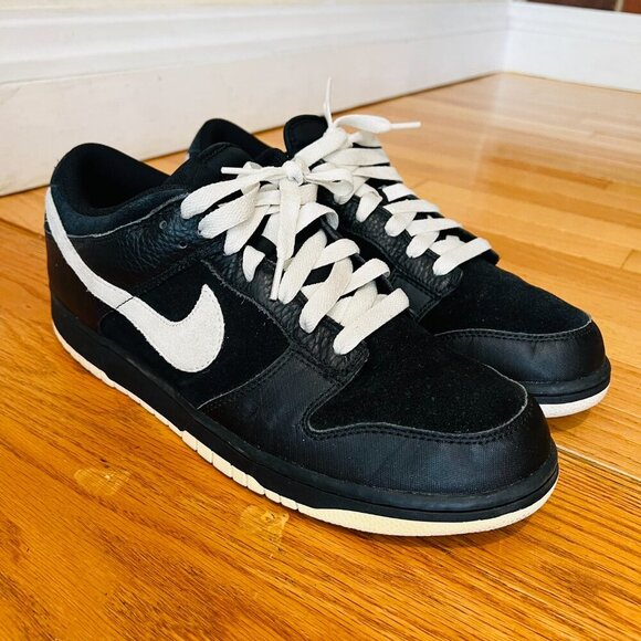 Nike Dunk 2008 Black Sail White Size 13 Sneakers 318020-013 - Picture 3 of 16